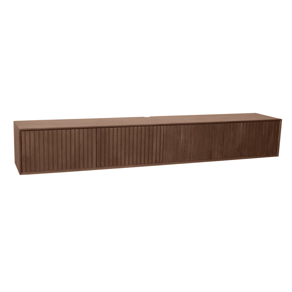 Zwevend tv-meubel Madison Sand | Mangohout | 120 cm