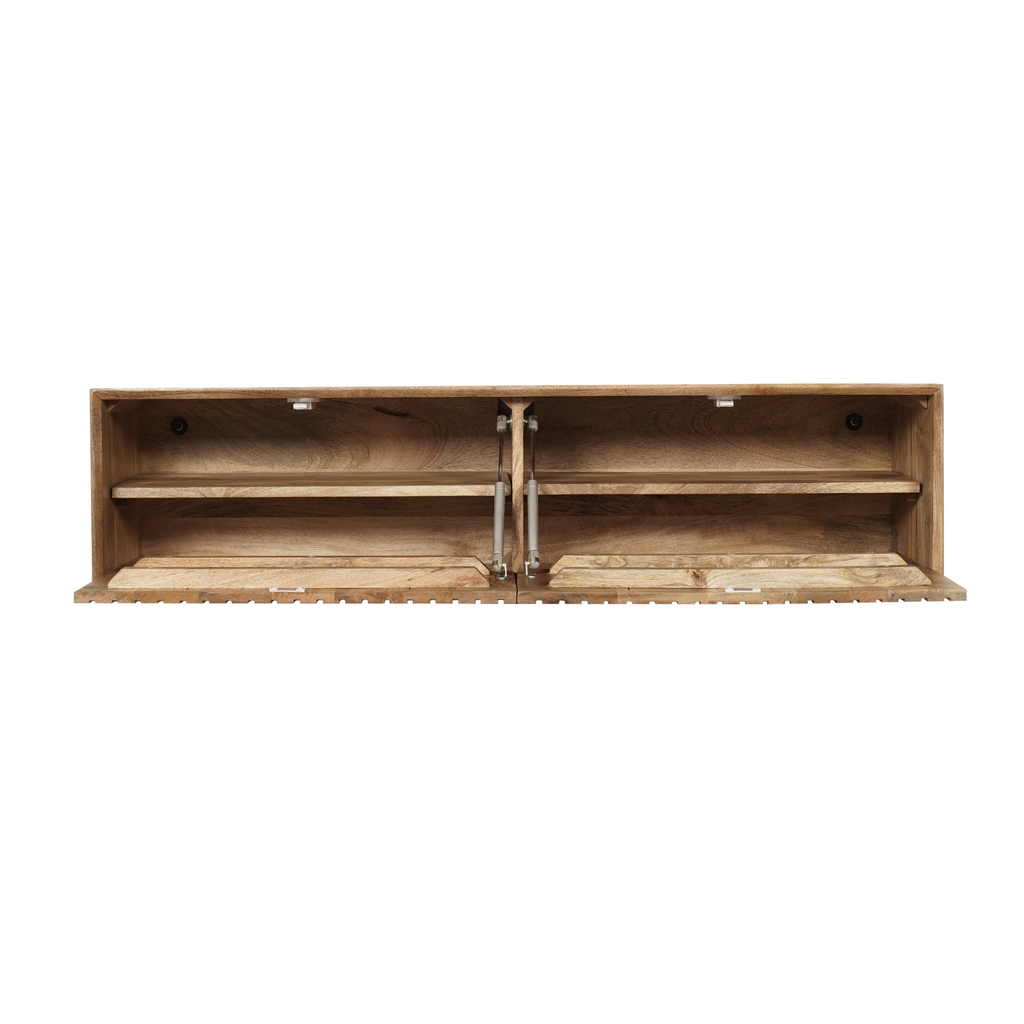 Tv-meubel Zwevend Madison | 120 cm | Mango naturel