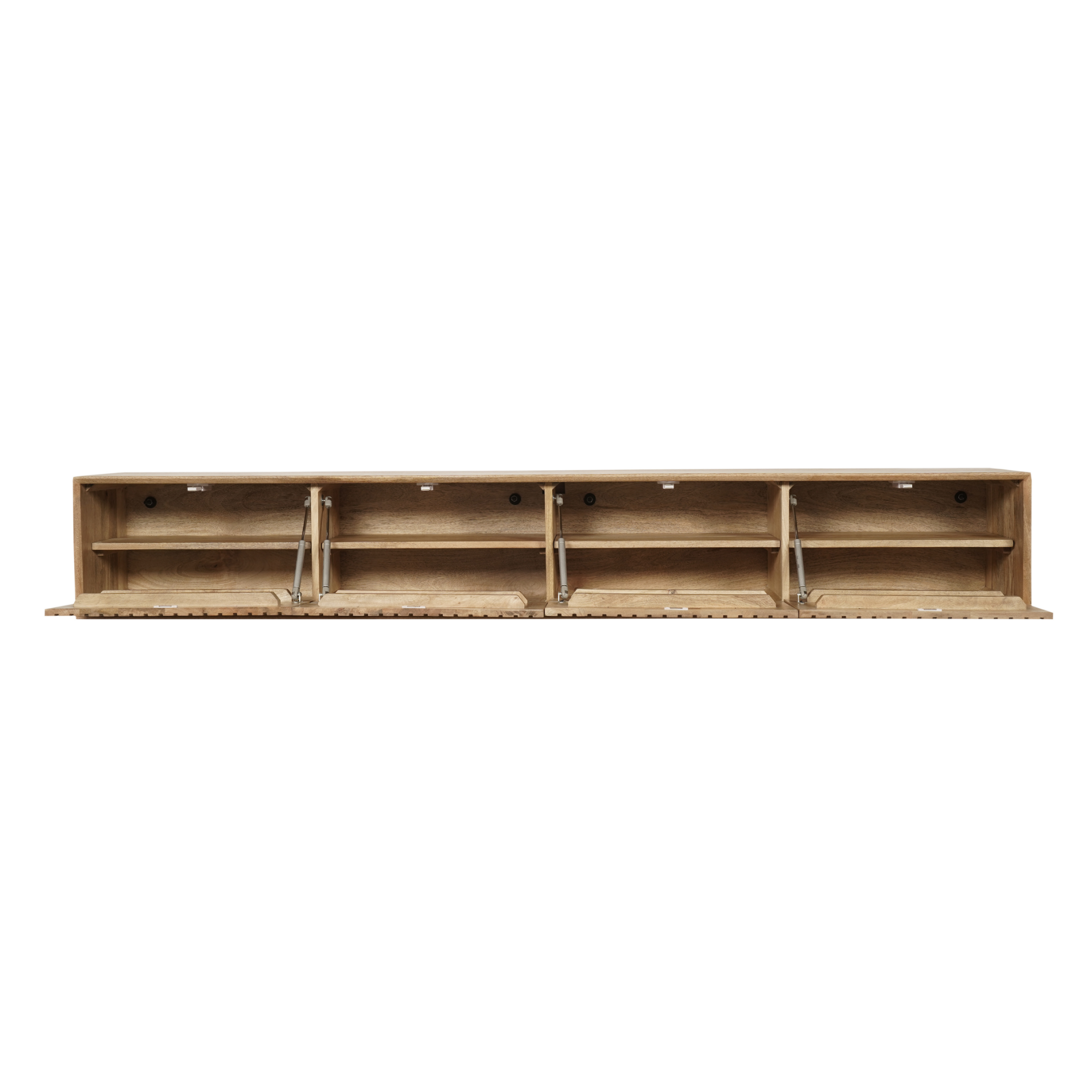 Tv-meubel Zwevend Madison | Latten | Mango naturel