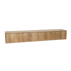 Zwevend tv-meubel Madison Sand | Mangohout | 120 cm