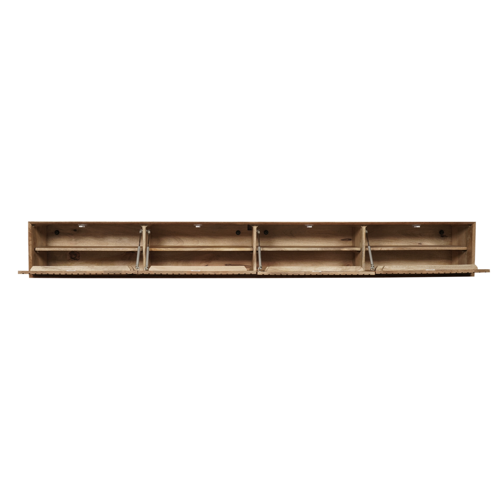 Zwevend tv-meubel Madison Sand | Mangohout | 120 cm