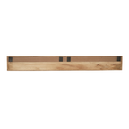 Zwevend tv-meubel Madison Sand | Mangohout | 120 cm