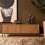Tv-meubel Madison Natural | 4-Deuren | Mango