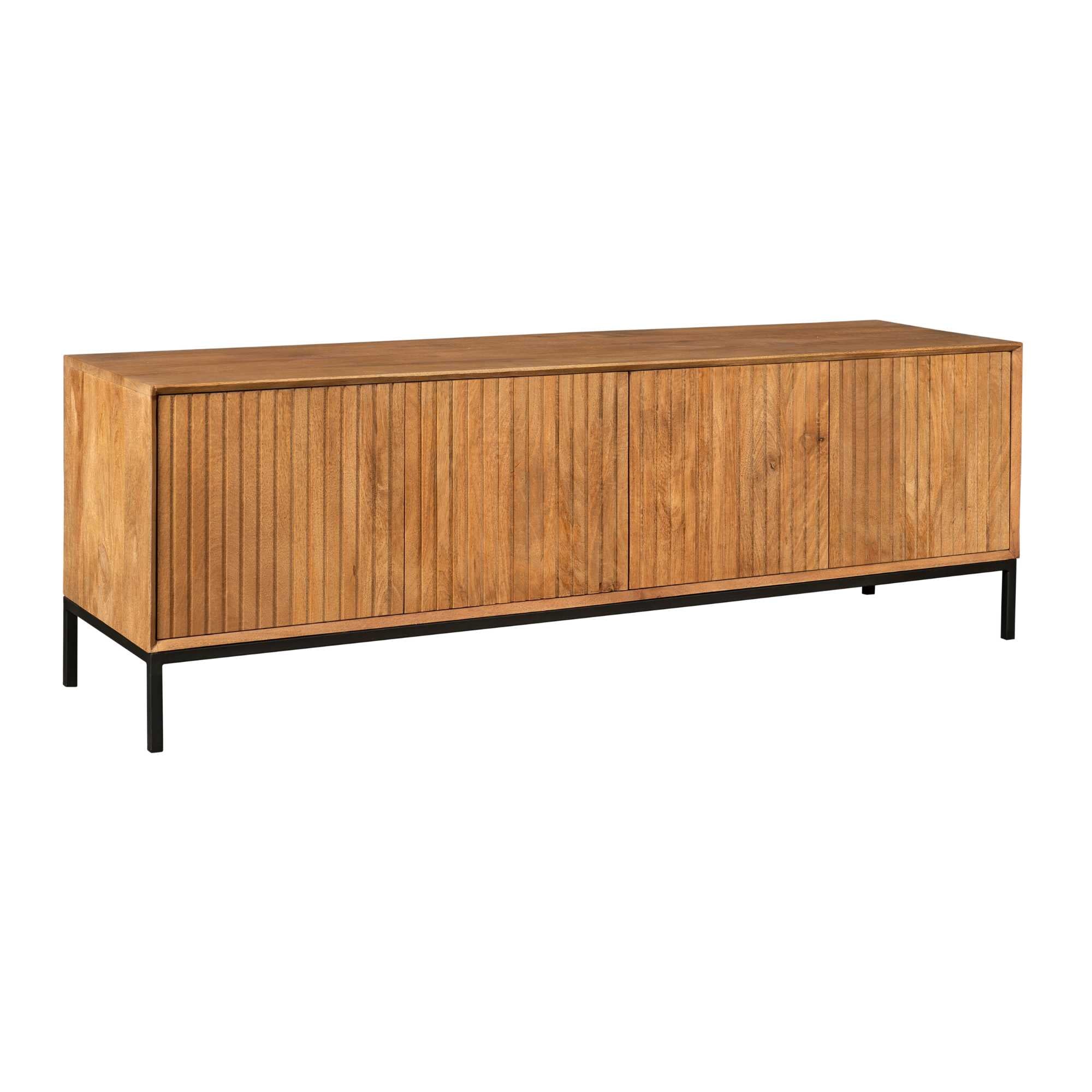 Tv-meubel Madison Natural | 4-Deuren | Mango