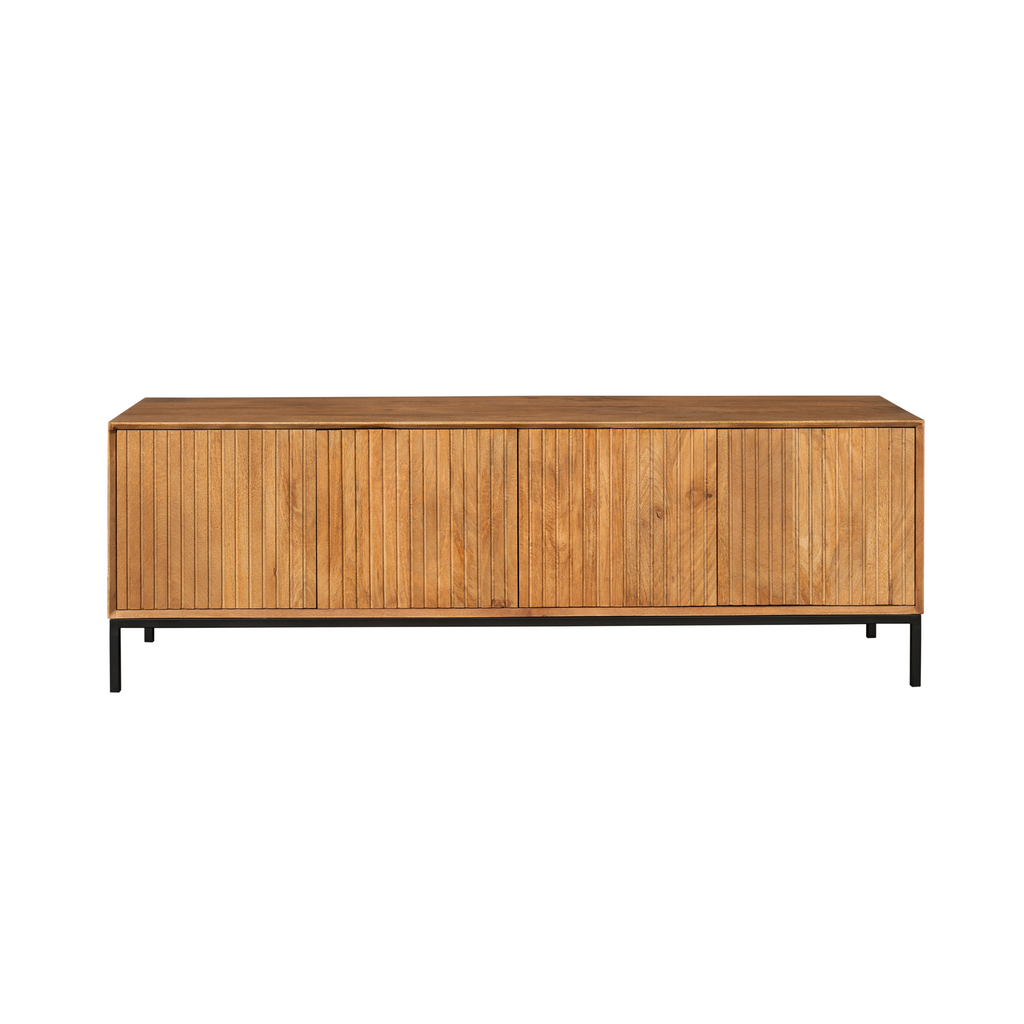 Tv-meubel Madison Natural | 4-Deuren | Mango