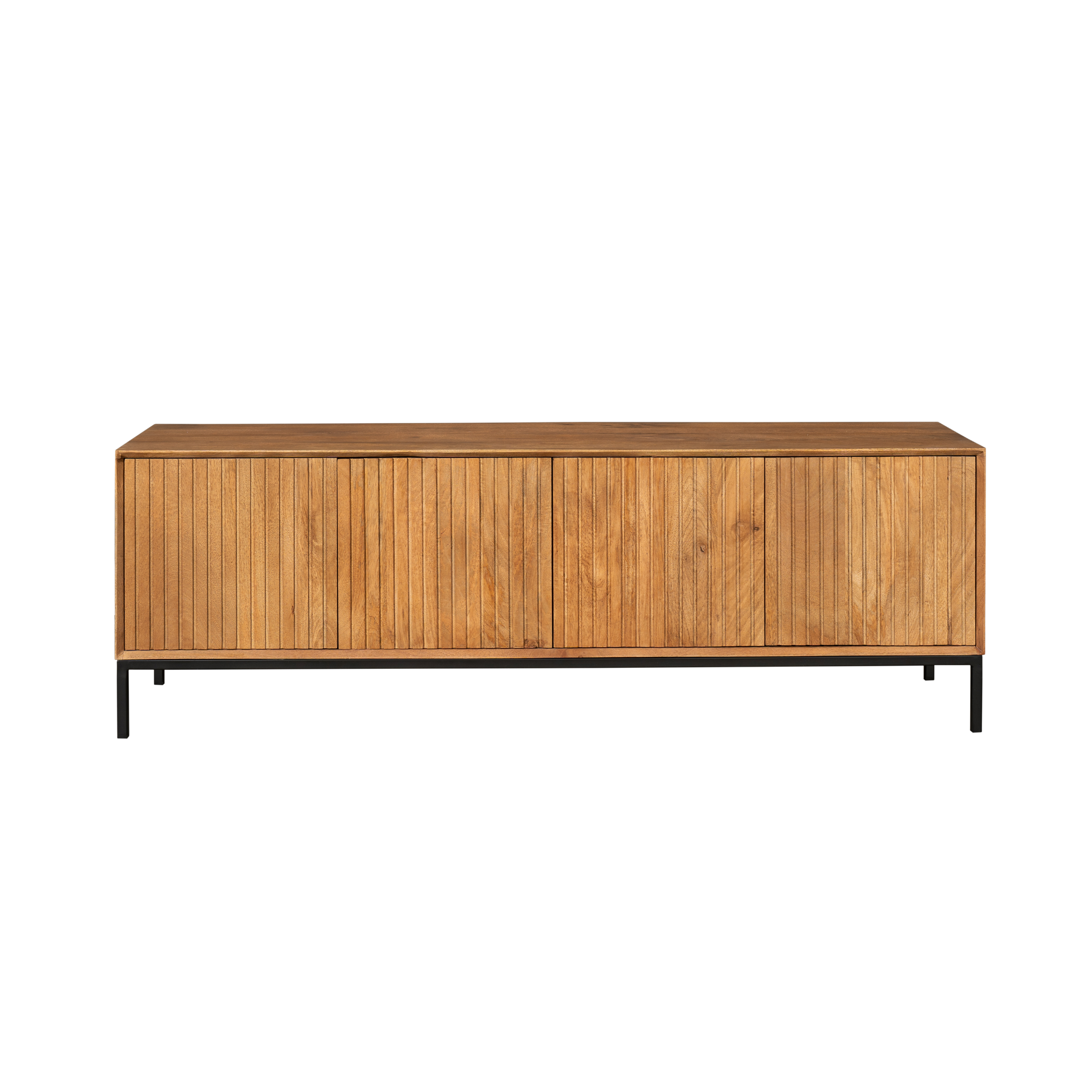 Tv-meubel Madison Natural | 4-Deuren | Mango