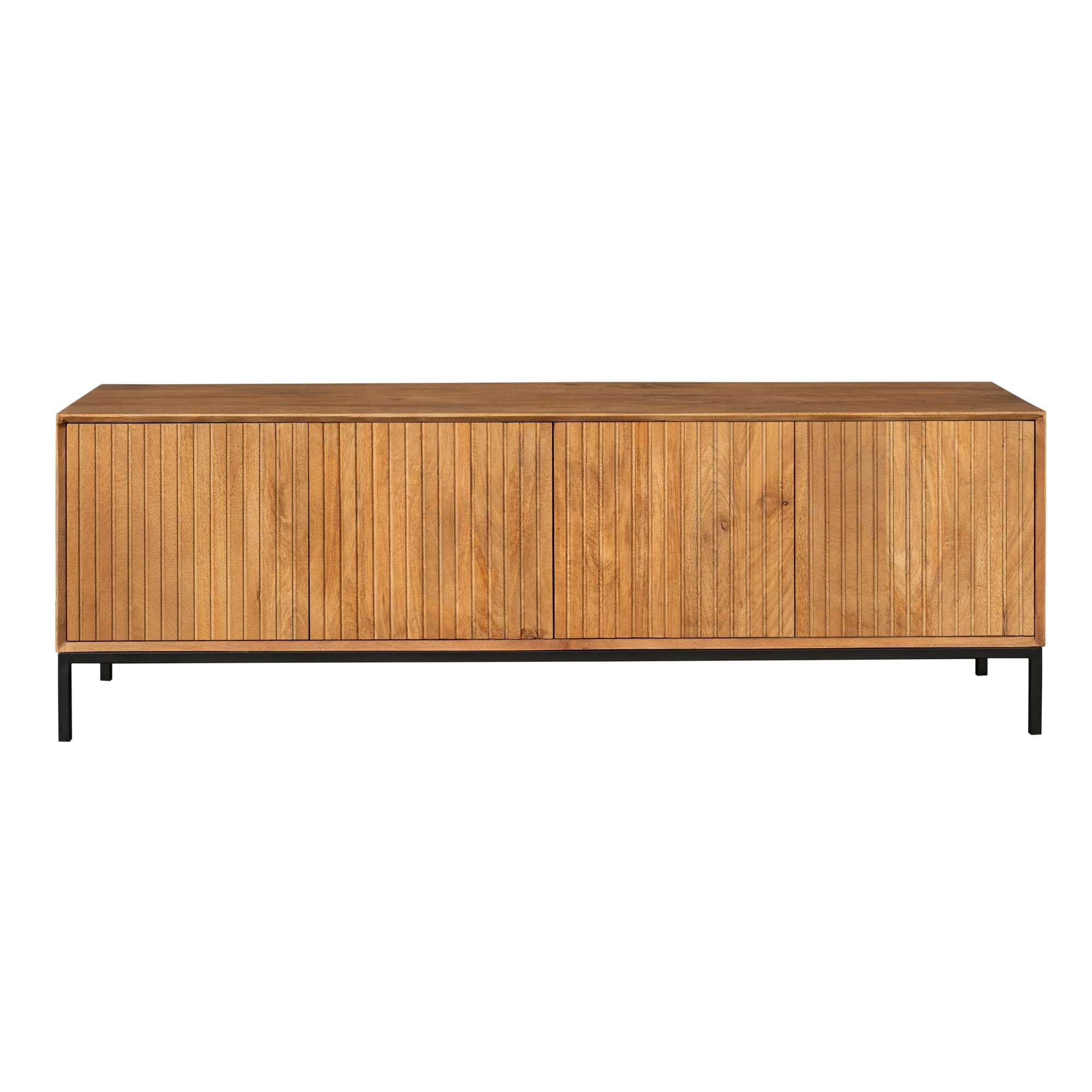 Tv-meubel Madison Natural | 4-Deuren | Mango