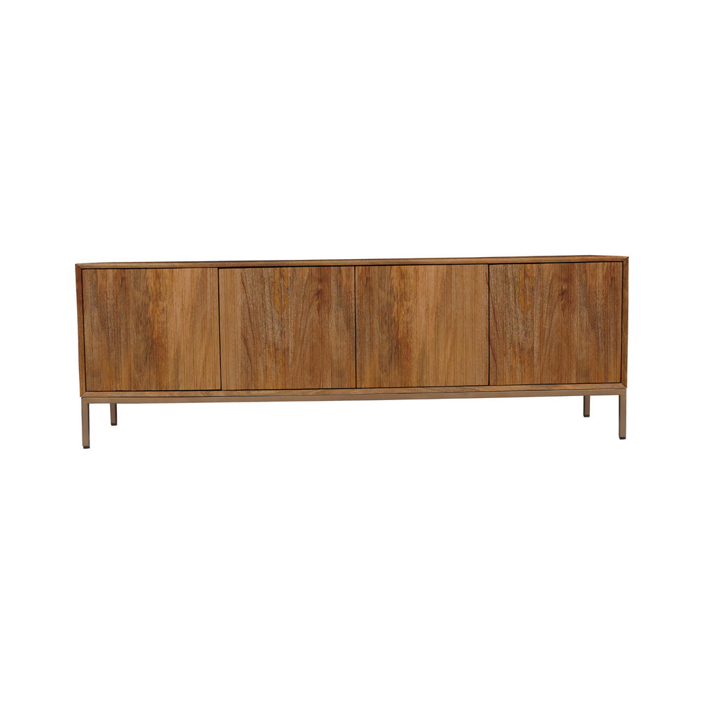 Tv-meubel Madison Natural | 4-Deuren | Mango