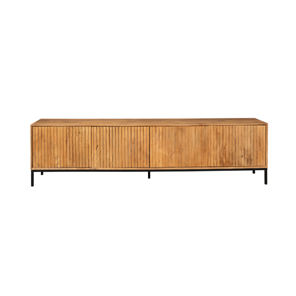 Tv meubel Madison | 4 Deuren | Mangohout Natural
