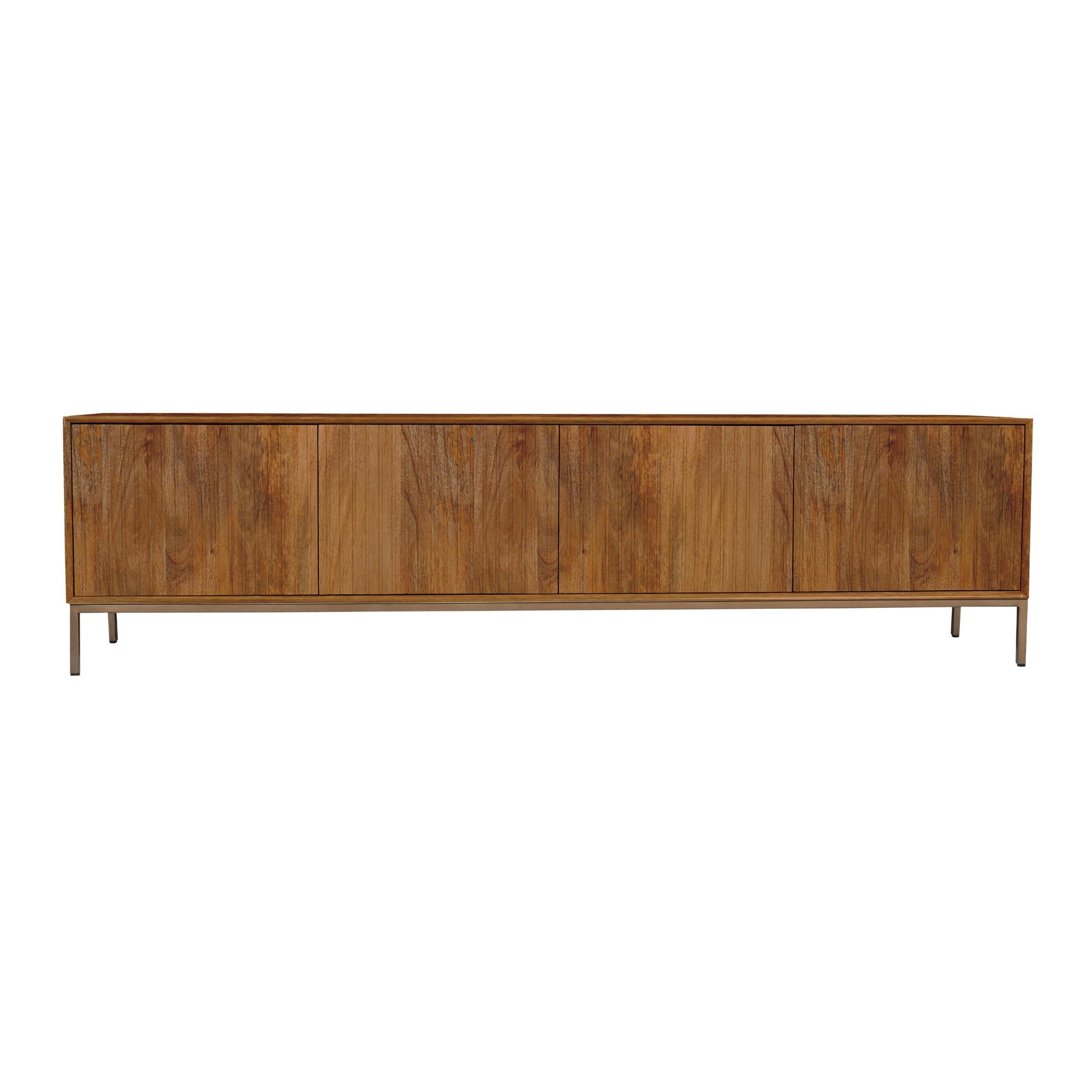 Tv-meubel Madison Natural | 4-Deuren | Mango