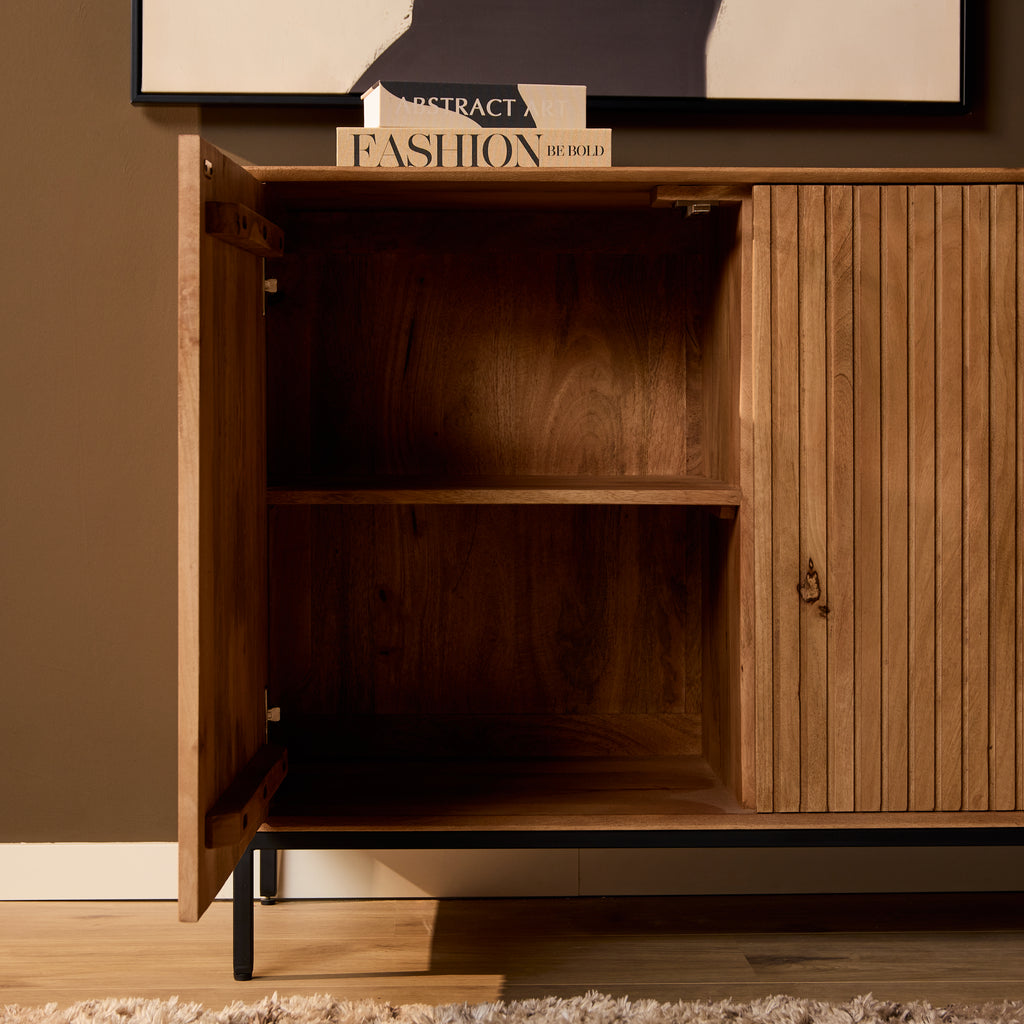 Dressoir Madison | 3-Deurs | Mangohout Natural