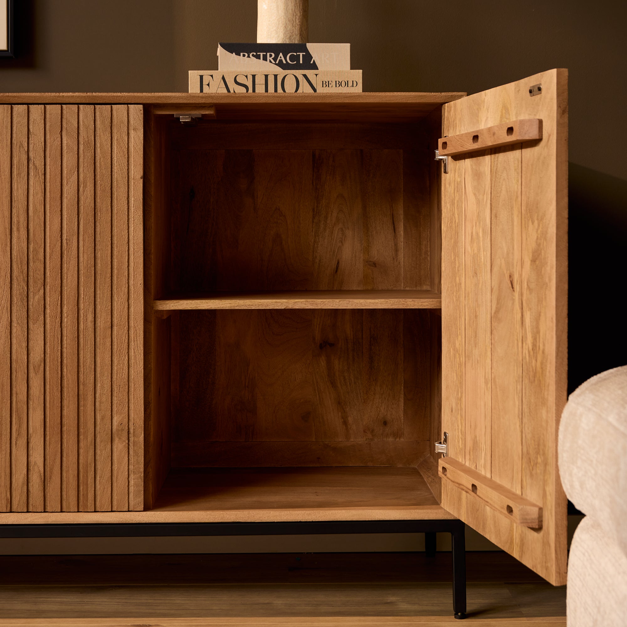 Dressoir Madison | 4-Deurs | Mango naturel