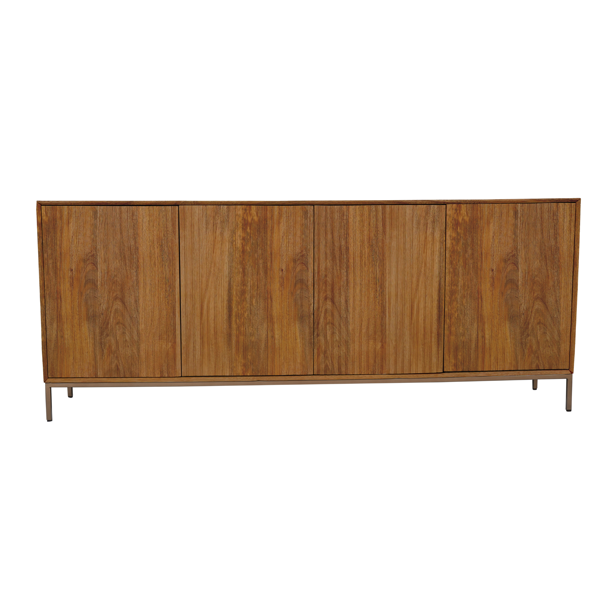 Tv-meubel Madison Natural | 4-Deuren | Mango