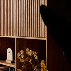 Vakkenkast Madison | 4 Deuren | Mangohout Natural