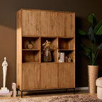 Vakkenkast Madison | 6 Deuren | Mangohout Natural