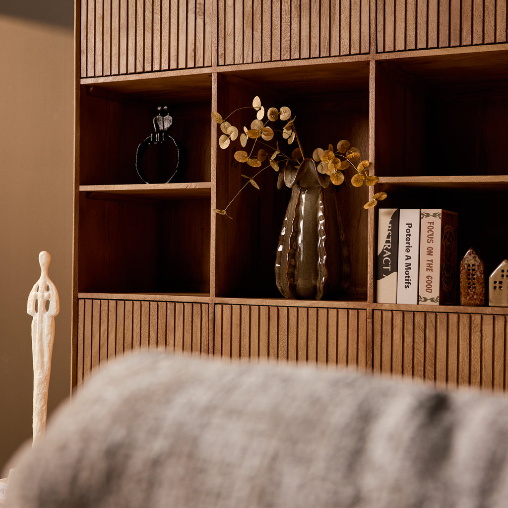 Vakkenkast Madison | 6 Deuren | Mangohout Natural