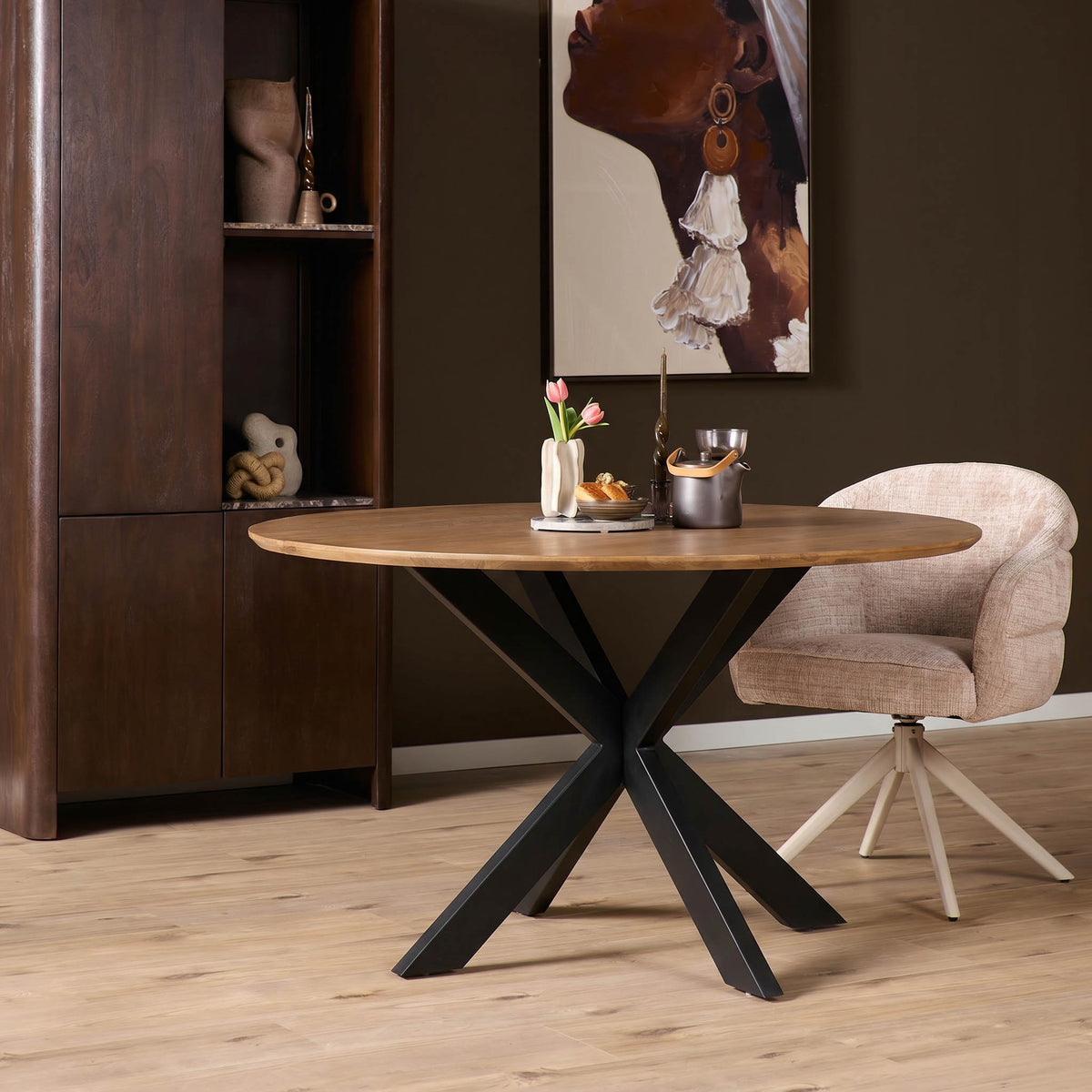 Eettafel Madison Naturel | 130 cm