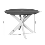 Eettafel Madison Naturel | Rond | Mangohout