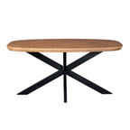 Eettafel Madison Naturel | 160 cm | Deens ovaal