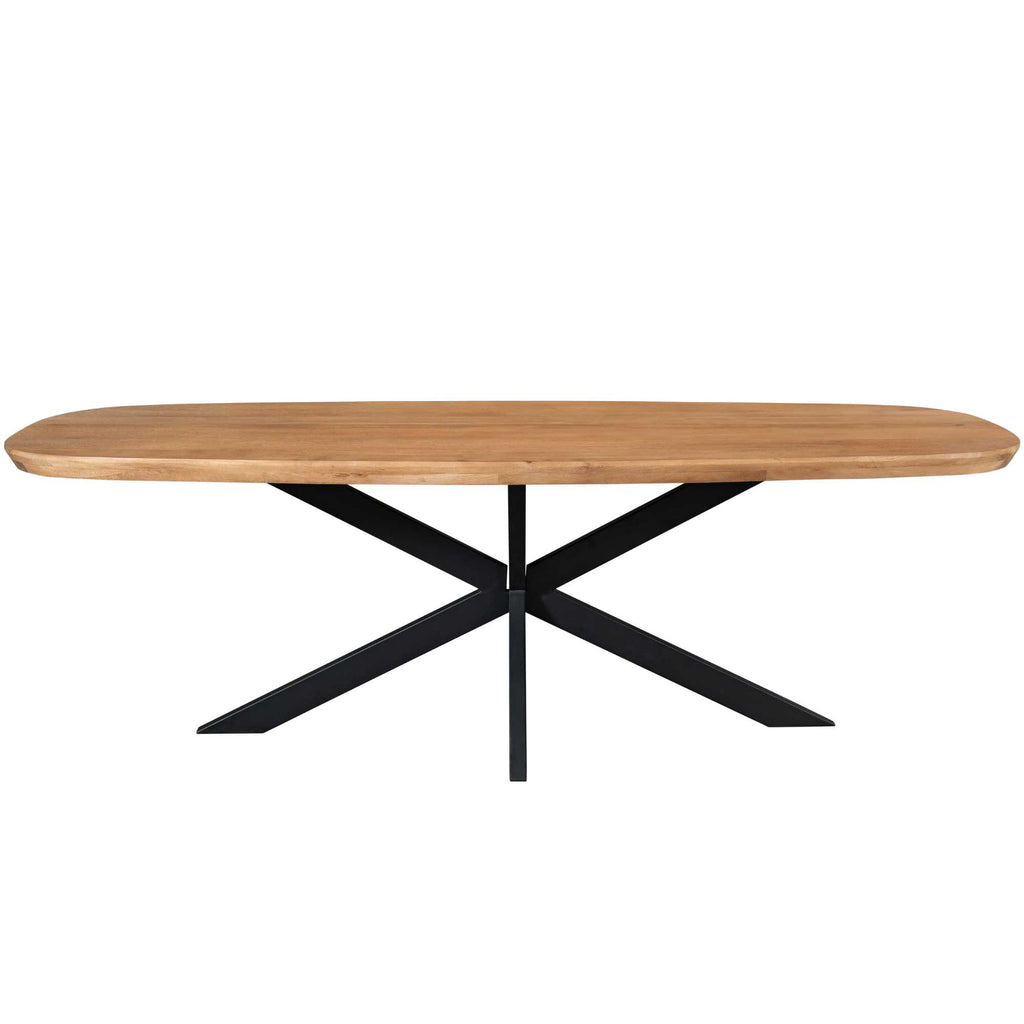 Eettafel Madison | Ovaal | Mango naturel 280x120