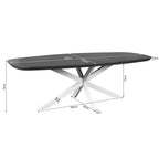 Eettafel Madison | Ovaal | Mango naturel 280x120