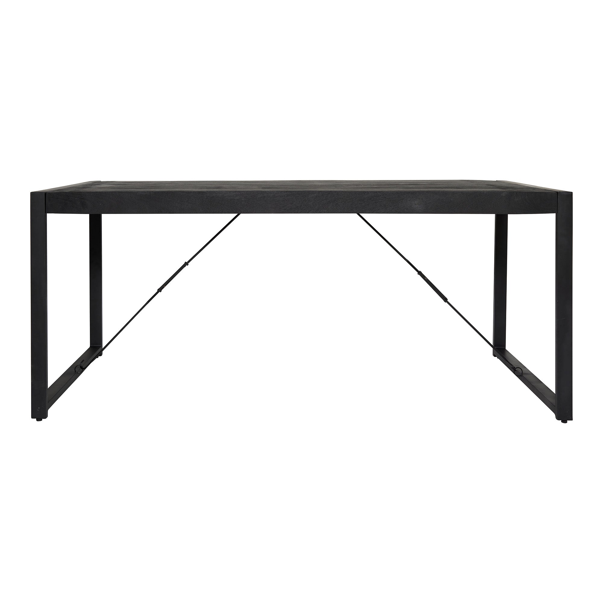 Eettafel Boaz | Mangohout Zwart | 140x80