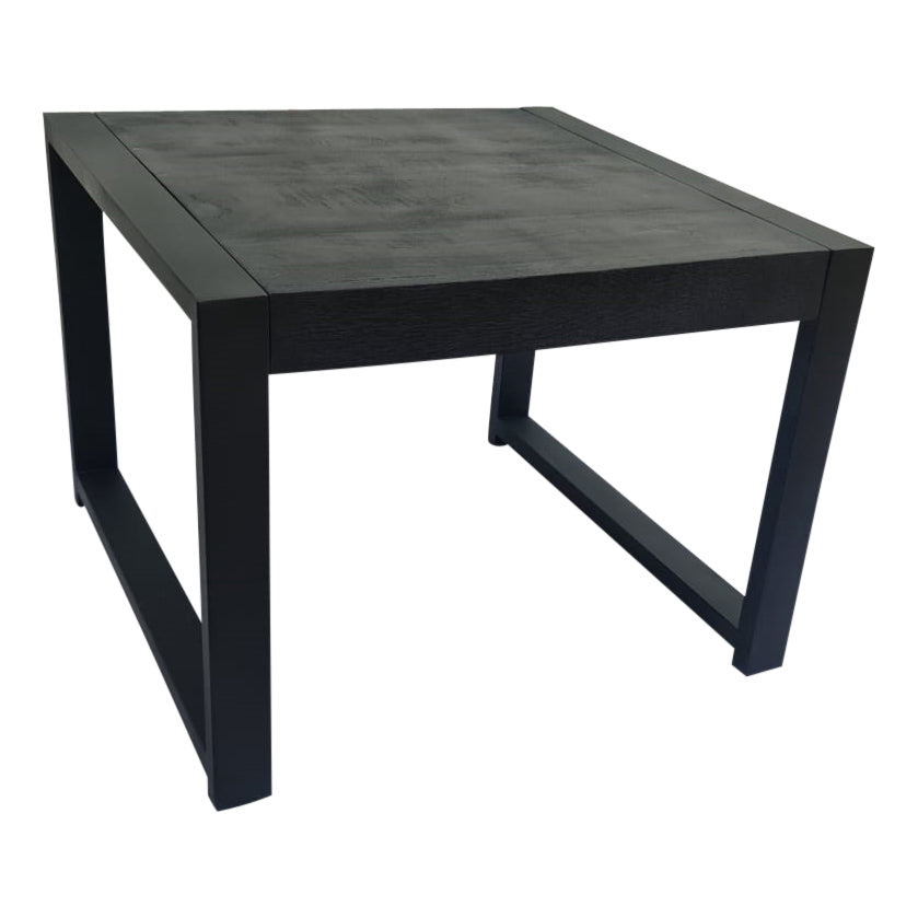 Bijzettafel Boaz | Mangohout | Zwart