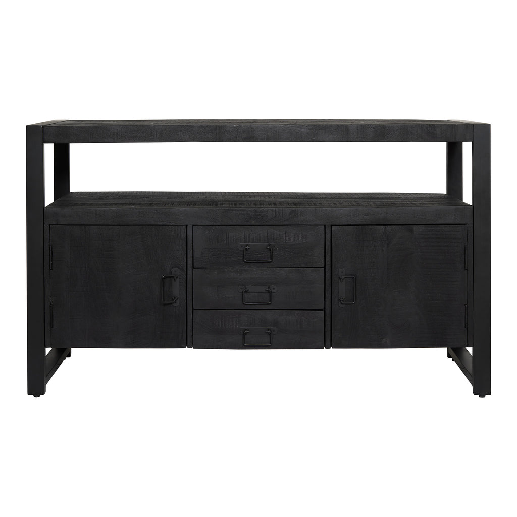 Dressoir Boaz Black | Mangohout | Zwart