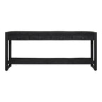 Sidetable Boaz | 4 Laden | Mangohout Zwart