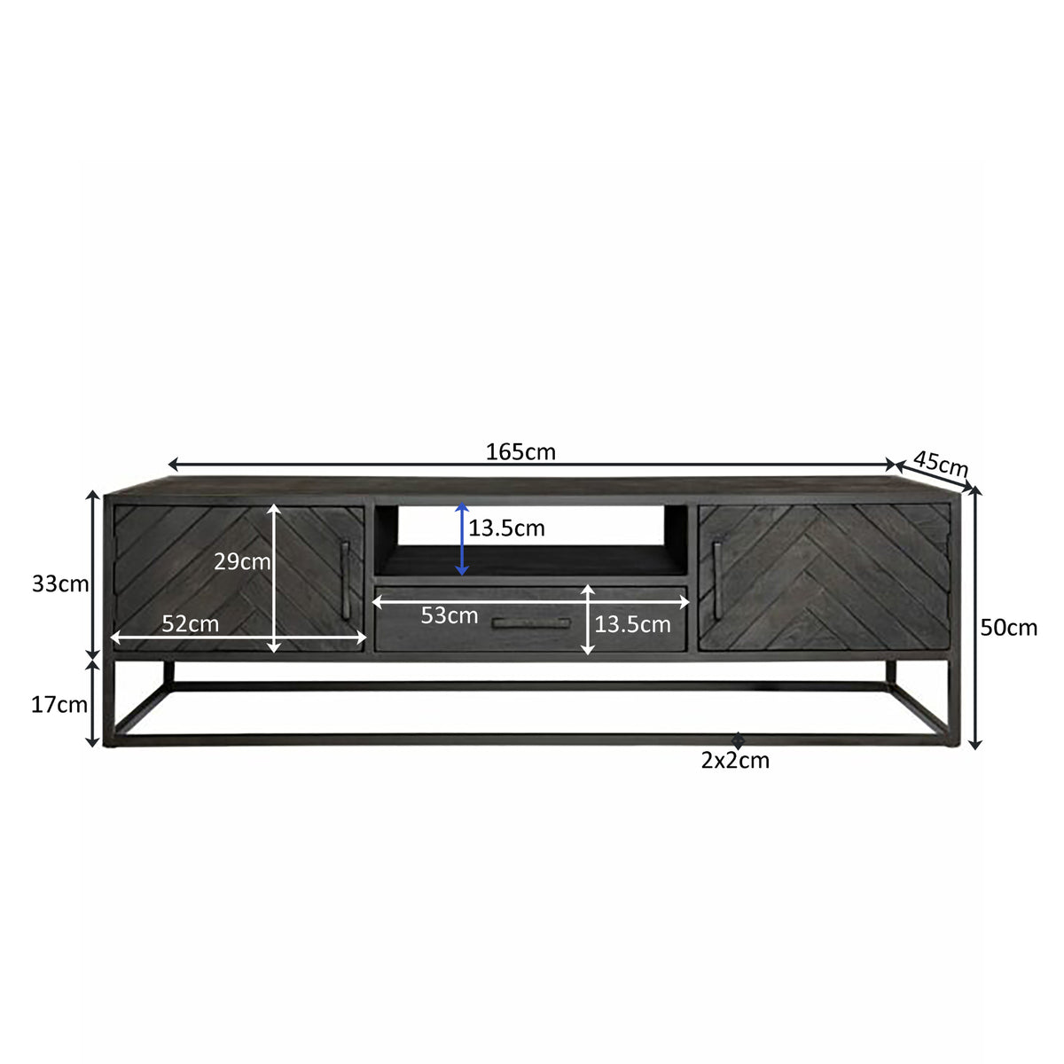 tv-meubel New York | 165 cm
