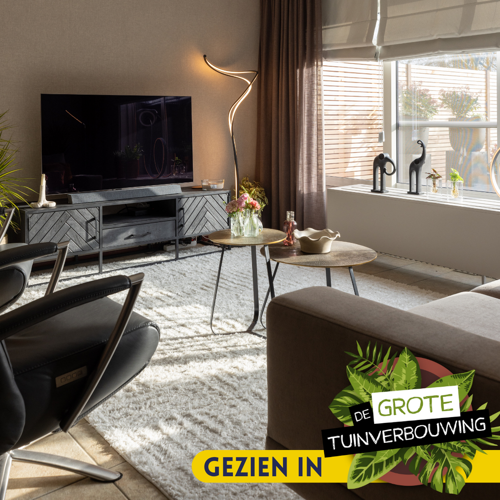 Tv-meubel New York | 2 Deuren | Gezandstraald mangohout