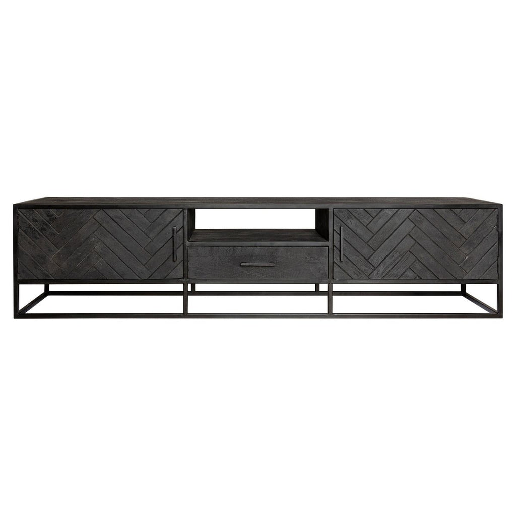 Tv meubel New York | Visgraat | Mangohout