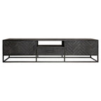 Tv meubel New York | Visgraat | Mangohout