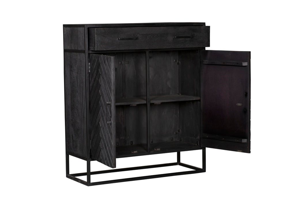 Kabinet New York | 2 deuren & lade | Massief mango