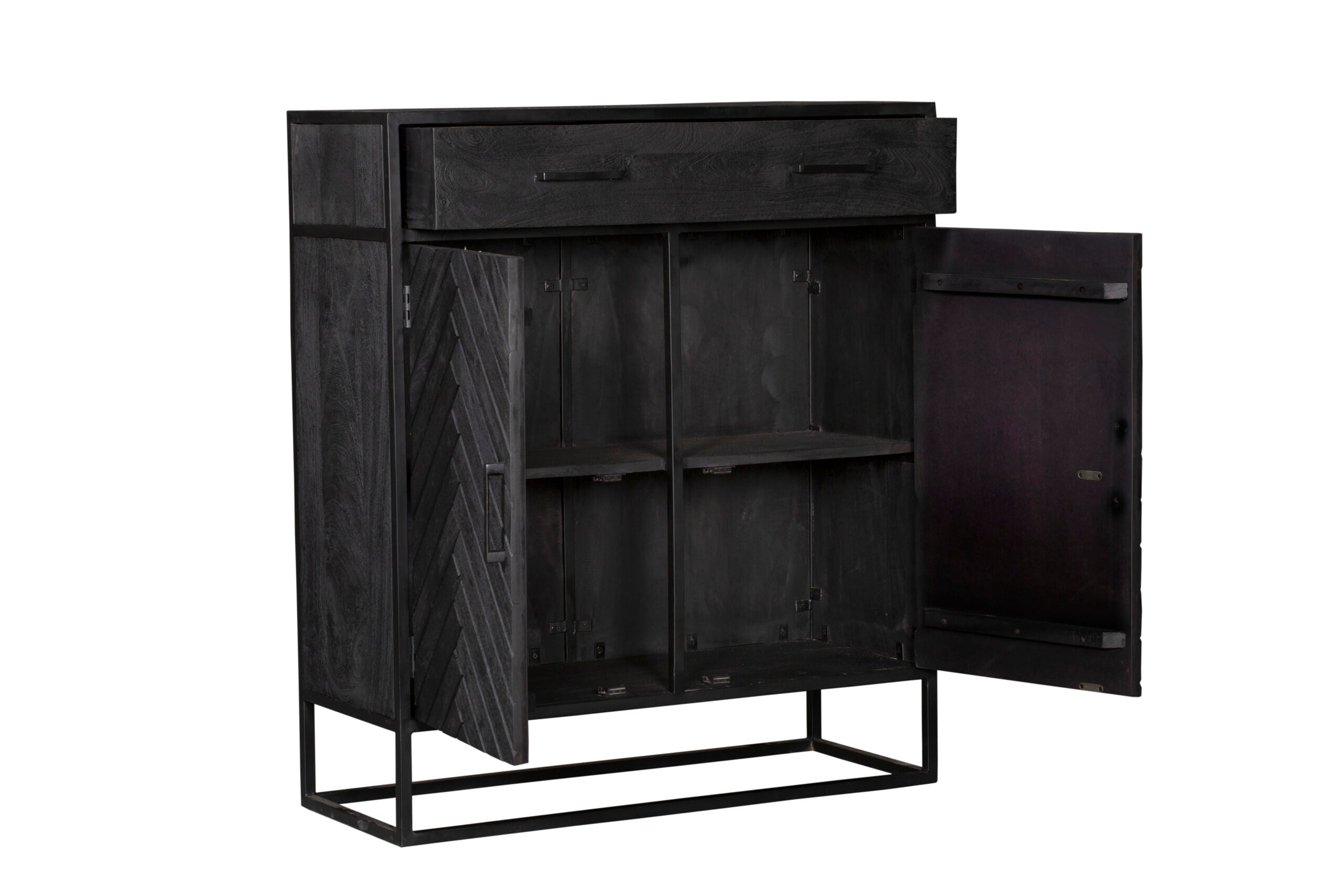 Kabinet New York | 2 deuren & lade | Massief mango