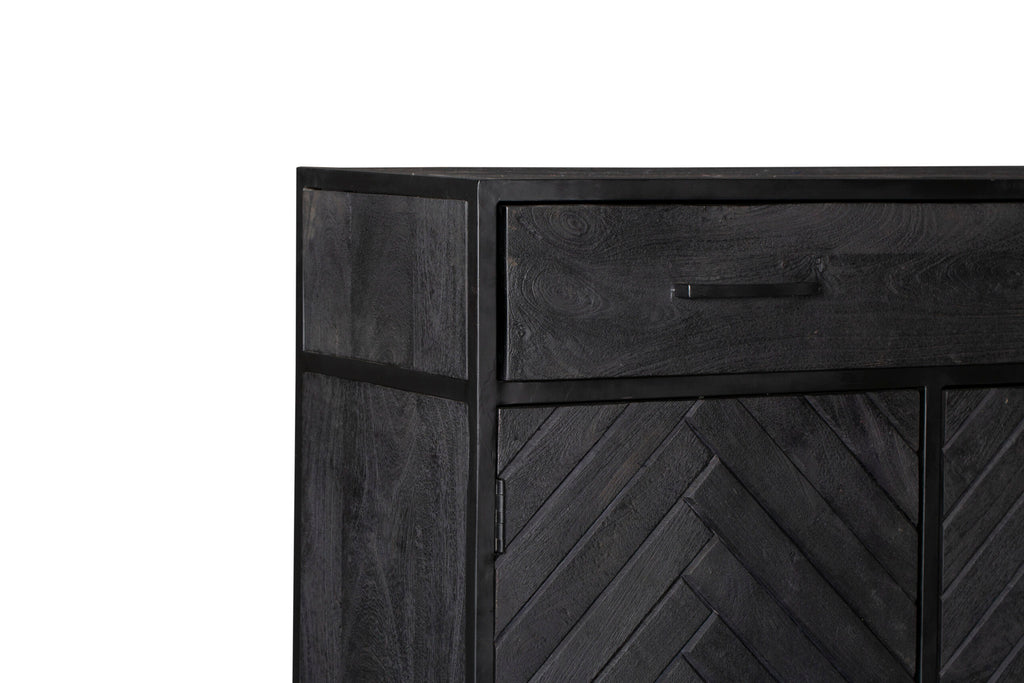 Kabinet New York | 2 deuren & lade | Massief mango