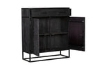 Kast New York | Mangohout en staal | 100 cm
