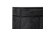 Kast New York | Mangohout en staal | 100 cm