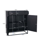 Kast New York | Mangohout en staal | 100 cm