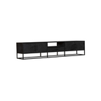 Tv meubel New York | 4 deuren | Mangohout zwart