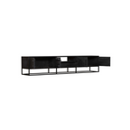 Tv meubel New York | 4 deuren | Mangohout zwart
