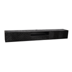 TV-Meubel Gezandstraald Mangohout | Zwevend | 280 cm