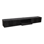TV-Meubel Gezandstraald Mangohout | Zwevend | 280 cm