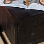 Tv-meubel Denver Black | 1 deur | Mangohout zwart
