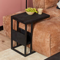 Slider Mangohout | Zwart Frame | Massief mango