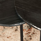 Salontafel Nova | Set van 2 | Zwart marmer