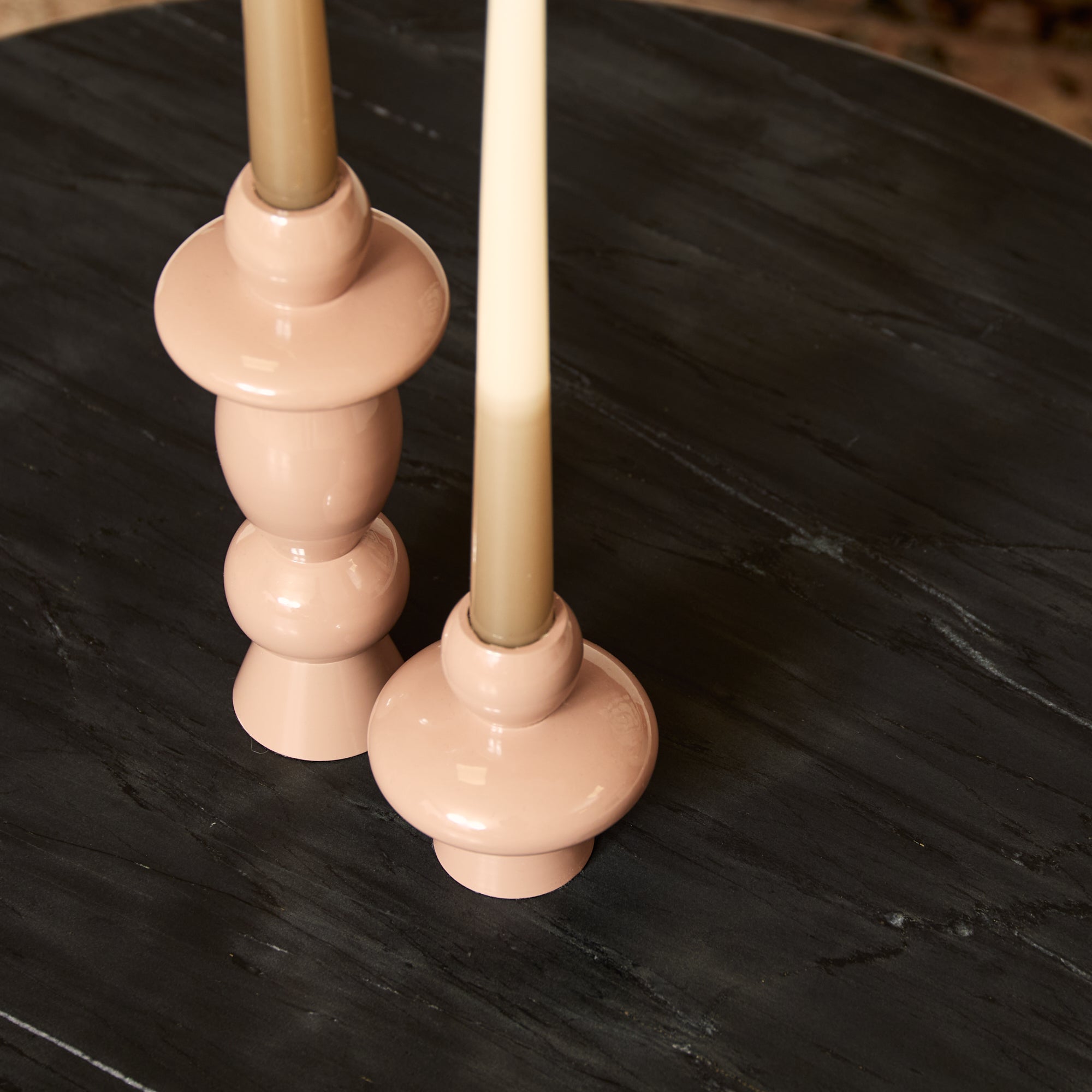 Salontafel Nova | Set van 2 | Zwart marmer