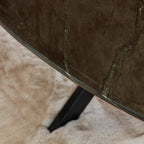 Salontafel Faye | Zwart marmer | Matrixpoot zwart