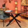 Eetkamertafel Lynn | Rond | Zwart marmer 150 cm