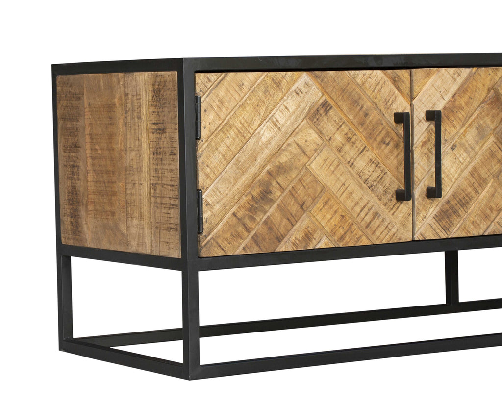 Tv meubel Arlington | 1 Lade | Gelakt mangohout